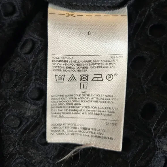 Banana Republic Women's Black Romper Sleeveless Size 8 NWT - Picture 13 of 13